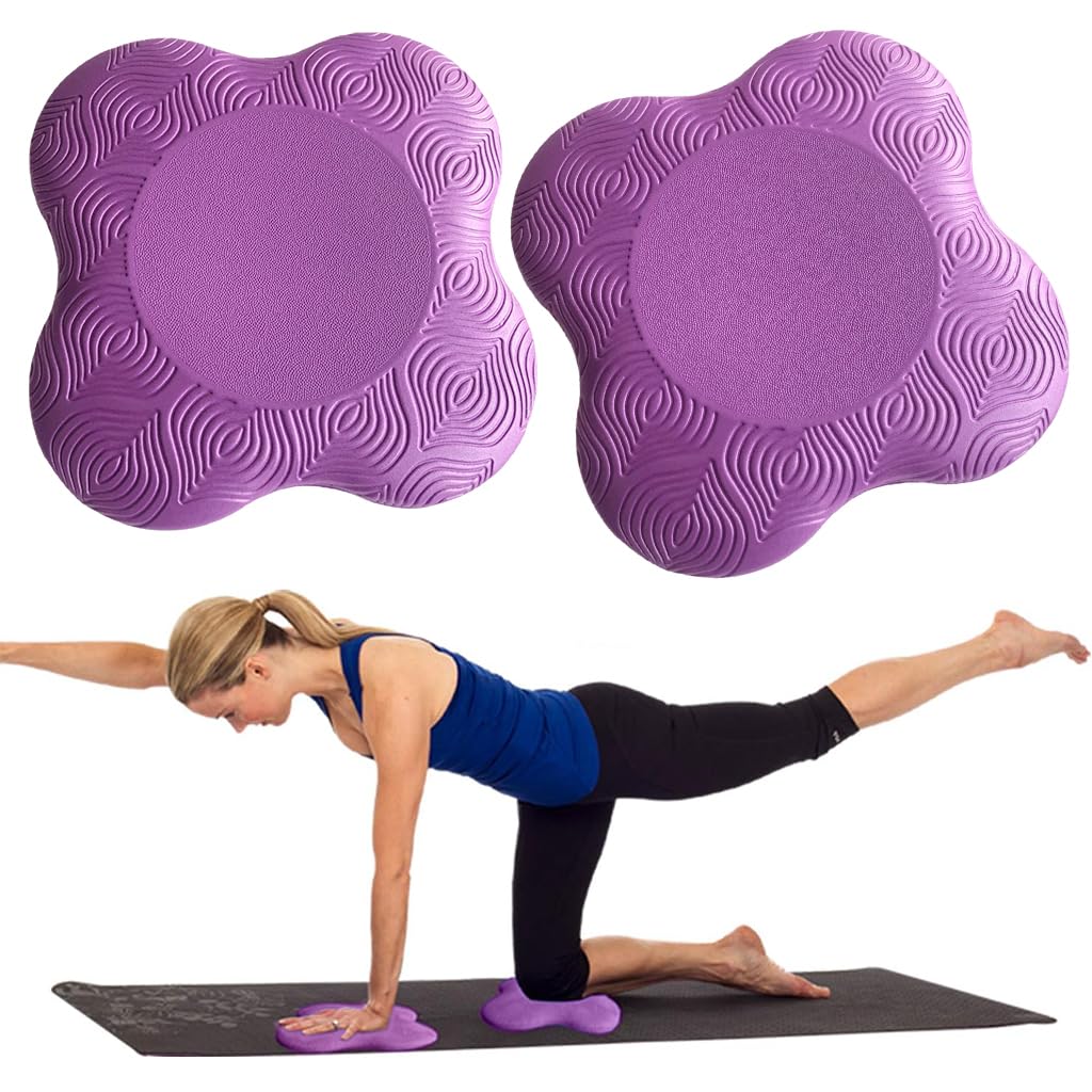Proberos Yoga Knee Pads Set of 2pcs Yoga Elbow Pads TPE Yoga Pads Anti-slip Yoga Support Pad for Plank, Yoga Exercise Equippment, 20 x 20cm Proberos Yoga Knee Pads Set of 2pcs Yoga Elbow Pads TPE Yoga Pads Anti-slip Yoga Support Pad for Plank, Yoga Exercise Equippment, 20 x 20cm